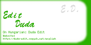 edit duda business card